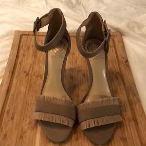 Vince Camuto tan Suede shoes